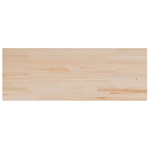 vidaXL Table Top 110x40x2.5 cm Rectangular Solid Wood Pine