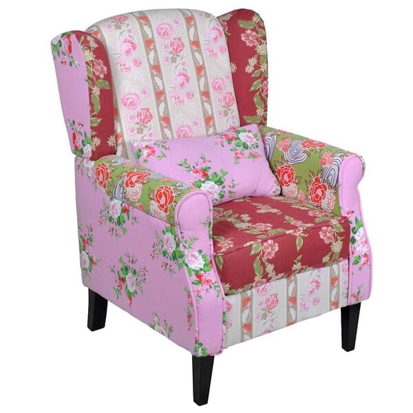 Patchwork Relax Armchair Floral Design