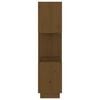 vidaXL Book Cabinet/Room Divider Honey Brown 51x25x101 cm Solid Wood Pine