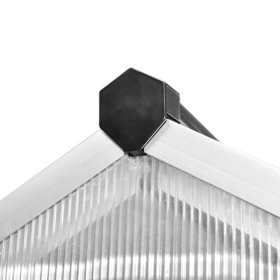 vidaXL Reinforced Aluminium Greenhouse with Base Frame 9.025 m²
