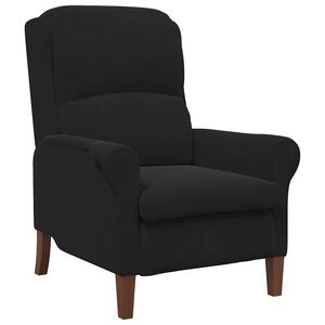 vidaXL Armchair Black Velvet