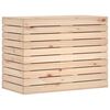 vidaXL Laundry Basket 88.5x44x66 cm Solid Wood Pine