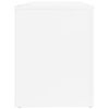 vidaXL Shoe Cabinet High Gloss White 100x35x45 cm Engineered Wood