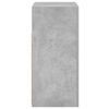 vidaXL Sideboard with LED Lights Concrete Grey 80x35x75 cm