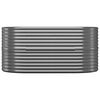 vidaXL Garden Raised Bed Galvanised Steel 152x80x68 cm Anthracite