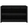 vidaXL Outdoor Kitchen Cabinet Black 106x55x64 cm Solid Wood Pine