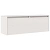 vidaXL Wall Cabinet White 100x30x35 cm Solid Wood Pine