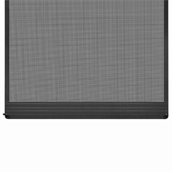 vidaXL Hinged Insect Screen Manual Anthracite and Black 100 x 215 cm