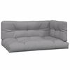 vidaXL Garden Pallet Corner Sofa with Cushions Solid Wood Acacia