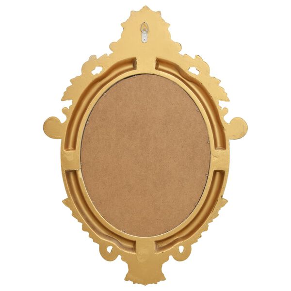 vidaXL Wall Mirror Castle Style 56x76 cm Gold