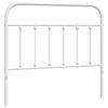 vidaXL Metal Replace Headboard White 107 cm