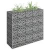 vidaXL Gabion Raised Bed Galvanised Steel 90x30x90 cm