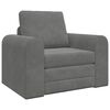 vidaXL Sofa Bed Dark Grey 98 x 71 x 83 cm Velvet