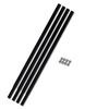 vidaXL Ground Drill Extension Tube 4 x 1 m Tube Connection Steel