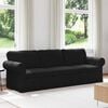vidaXL Sofa 210cm Black Metal