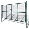 vidaXL Garden Mesh Gate Fence Door Wall Grille 300x200 cm