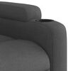 vidaXL Recliner Chair Dark Grey Fabric