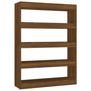 vidaXL Book Cabinet | Brown Oak | Engineered wood | Medium | Book Cabinet