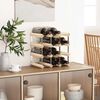 vidaXL Wine Rack for 12 Bottles Solid Pinewood