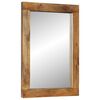 vidaXL Mirror 70x50 cm Solid Wood Mango and Glass