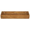 vidaXL Garden Wall Planter 50x16x10 cm Corten Steel