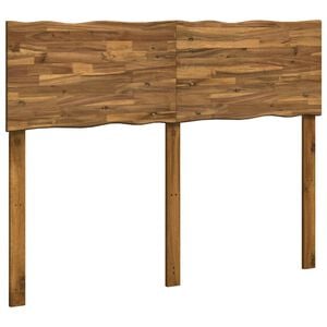 vidaXL Live Edge Headboard ROSTOCK Natural 150 cm Solid Acacia Wood