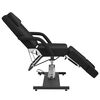 vidaXL Beauty Treatment Chair Faux Leather Black 180x62x78 cm