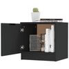 vidaXL Bedside Cabinets 2 pcs Black 40x39x40 cm