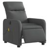 vidaXL Electric Massage Recliner Chair Dark Grey Fabric