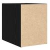 vidaXL Wall-Mounted Cabinet Wall-mounted Black Oak 30 x 42.5 x 39.5 cm