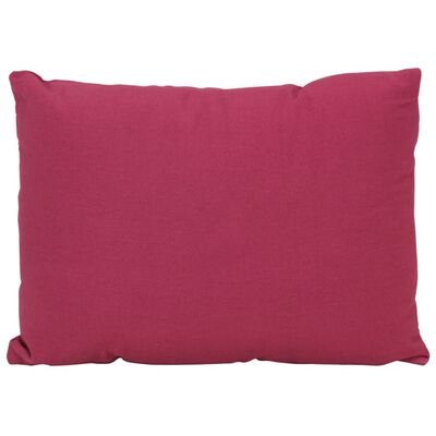vidaXL 7 Piece Throw Pillow Set Pink Fabric