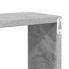 vidaXL Wall Cube Shelves 4 pcs Concrete Grey 30x15x30 cm
