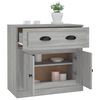 vidaXL Sideboard Grey Sonoma 70x35.5x67.5 cm Engineered Wood