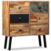 vidaXL Side Cabinet | Brown | Reclaimed teak | 70x30x76 cm | Side Cabinet