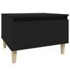 vidaXL Side Table Black 50x46x35 cm Engineered Wood