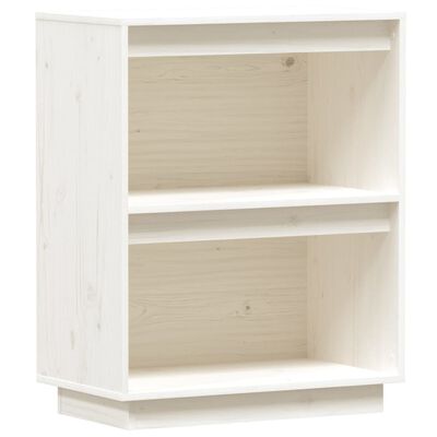 vidaXL Console Cabinet White 60x34x75 cm Solid Wood Pine