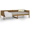 vidaXL Day Bed without Mattress Honey Brown Solid Wood Pine 90x190 cm Single