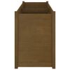 vidaXL Garden Planter Honey Brown 150x50x70 cm Solid Pinewood