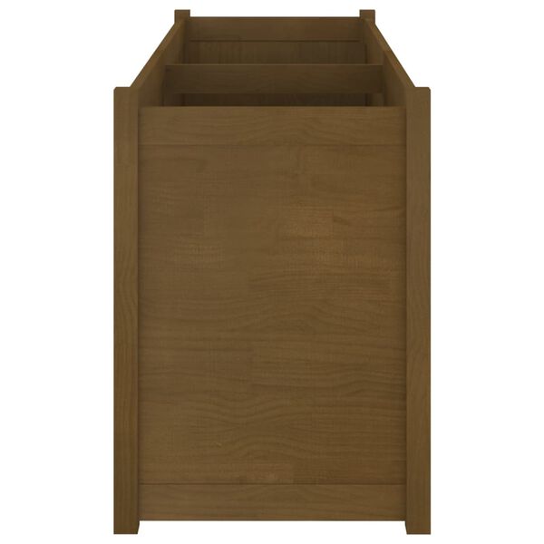 vidaXL Garden Planter Honey Brown 150x50x70 cm Solid Pinewood