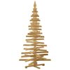 vidaXL Christmas Trees with Stand Brown 180 cm Solid pine wood