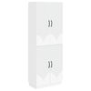 vidaXL Cabinet Set 2 pcs White Engineered Wood