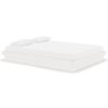vidaXL Bed Frame without Mattress White Solid Wood Double