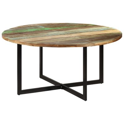 vidaXL Dining Table 150x75 cm Solid Wood Reclaimed