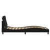 vidaXL Bed Frame "Viana" without Mattress Black 107x203 cm King Single Faux Leather