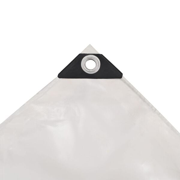 vidaXL Tarpaulin 650 g/m² 3x3 m White