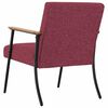 vidaXL Armchair Wine Red 59 x 75 x 78 cm Fabric