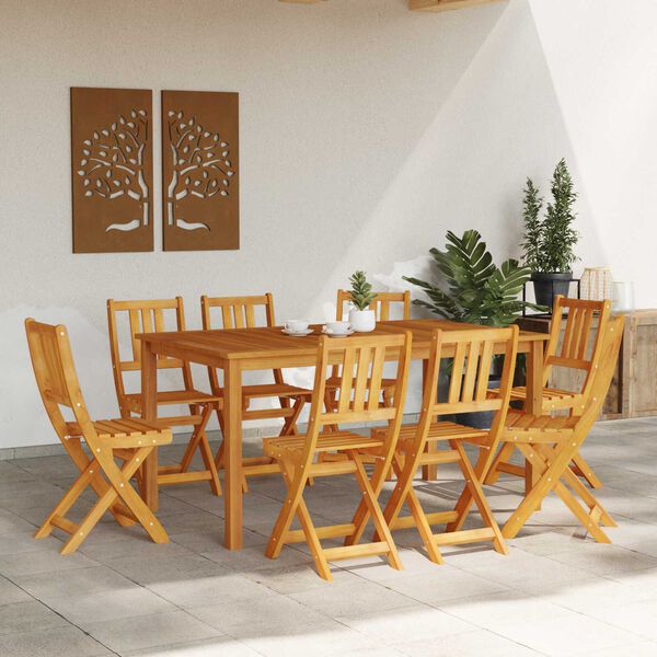 vidaXL Garden Chair 8 pcs Brown 36 x 46 x 86cm Solid Acacia wood