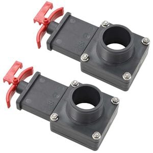 vidaXL Pool Gate Valve 2 pcs 1,5