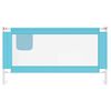 vidaXL Toddler Safety Bed Rail Blue 160x25 cm Fabric