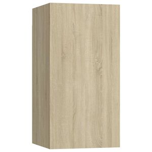 vidaXL TV Cabinet Sonoma Oak 30.5x30x60 cm Engineered Wood